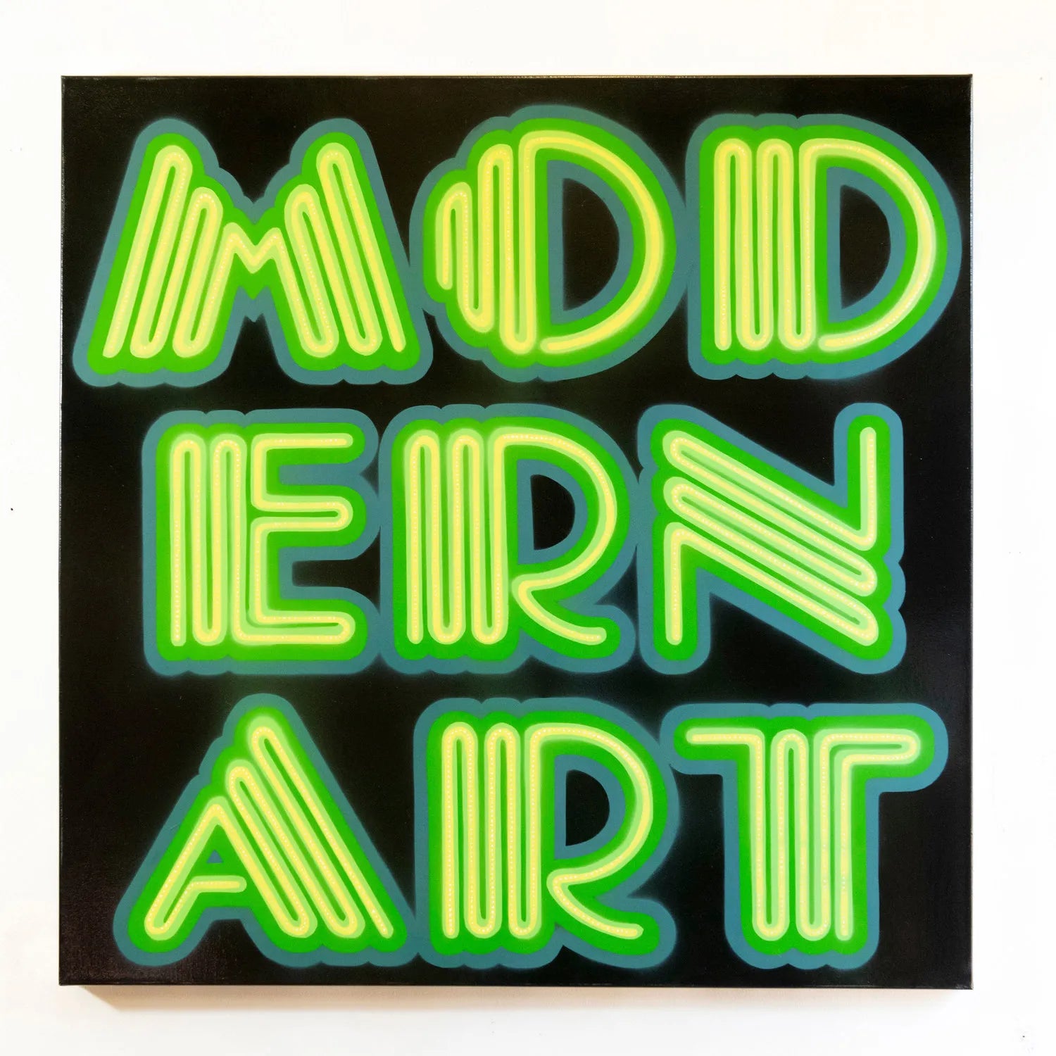 Neon ‘Modern Art’ Green, 2018