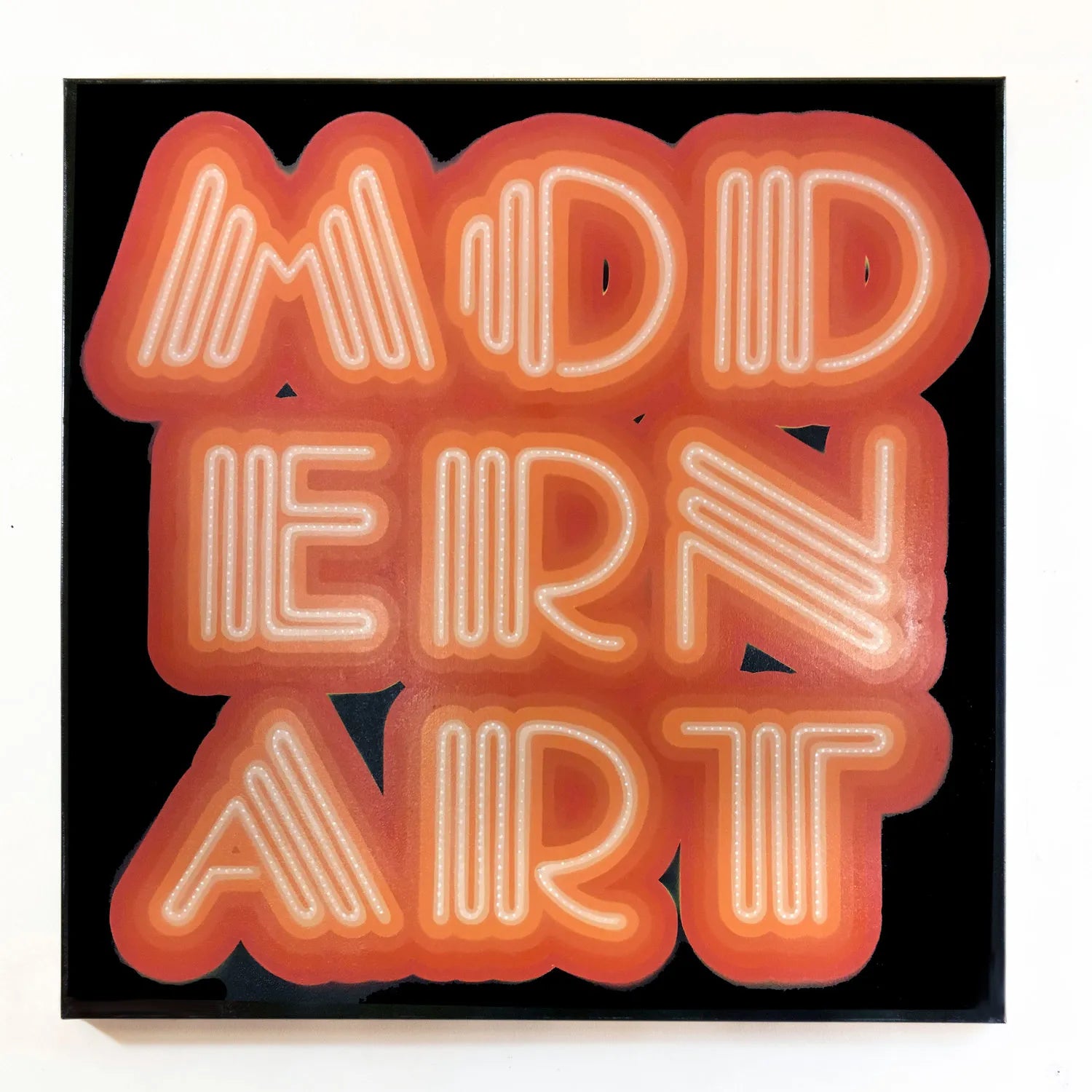 Neon ‘Modern Art’ Orange, 2018