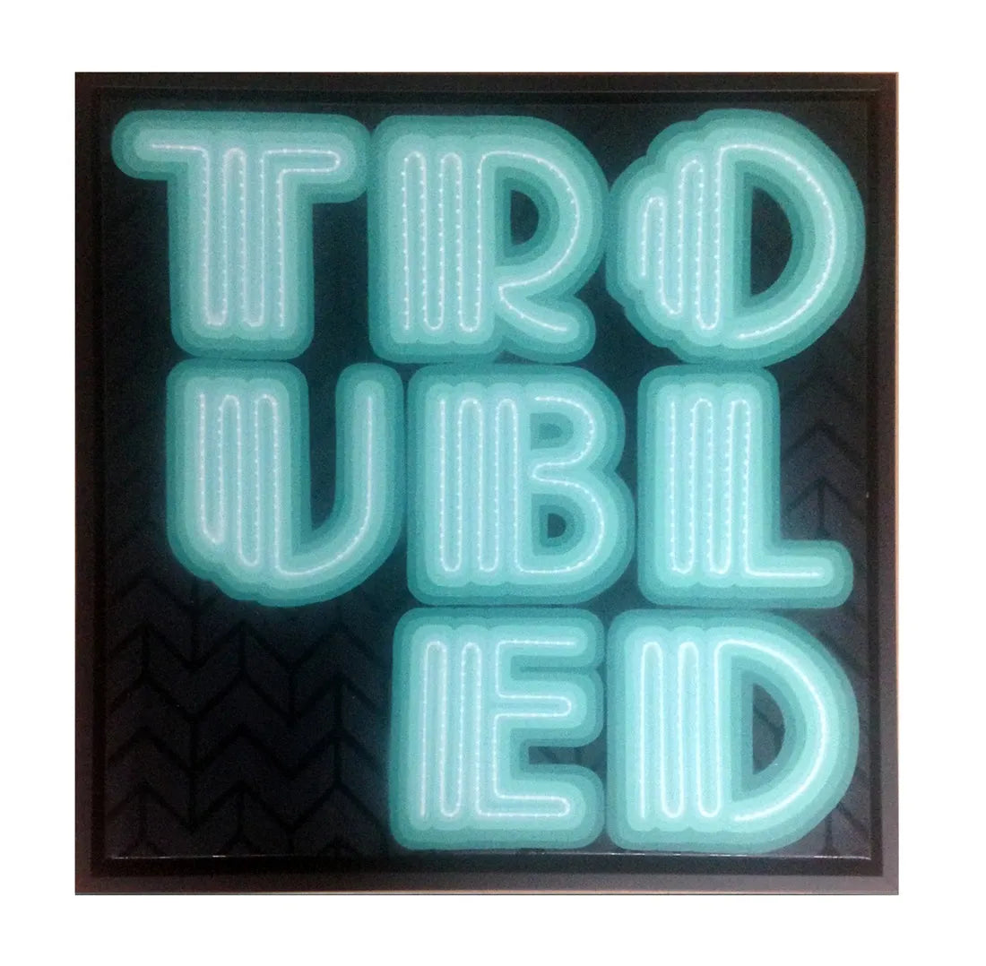 Neon ‘Troubled’ Mint, 2018